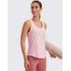 imagePima Cotton HipLength Tank RacerbackStrawberry Pink
