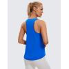 imagePima Cotton HipLength Tank RacerbackStrong Blue