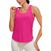 imagePima Cotton HipLength Tank RacerbackGranita Pink