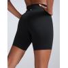 imageCRZ YOGA Butterbreeze Athletic Biker Shorts 6  High Waisted Workout Gym Volleyball Running Yoga Tummy Control WomensBlack