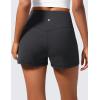 imageCRZ YOGA Butterlift Linerless Shorts for Women 3quot  High Waisted Comfy Yoga Casual Lounge Workout with PocketsMysterious Grey
