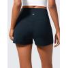 imageCRZ YOGA Butterlift Linerless Shorts for Women 3quot  High Waisted Comfy Yoga Casual Lounge Workout with PocketsTrue Navy