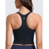 imageCRZ YOGA Butterlift Square Neck Crop Tank Tops for Women  Longline Racerback Sports Bras Yoga Cami Non PaddedTrue Navy