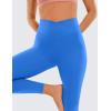 imageCRZ YOGA Butterluxe Crossover Waist Leggings 25quot  V Crossover High Waisted Gym Workout Yoga WomensSparkle Blue