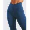 imageCRZ YOGA Butterluxe Crossover Waist Leggings 28quot  Criss Cross Full Length Workout Athletic Womens Yoga PantsFrench Navy
