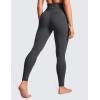 imageCRZ YOGA Butterluxe Crossover Waist Leggings 28quot  Criss Cross Full Length Workout Athletic Womens Yoga PantsMysterious Grey