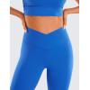 imageCRZ YOGA Butterluxe Crossover Waist Leggings 28quot  Criss Cross Full Length Workout Athletic Womens Yoga PantsSparkle Blue