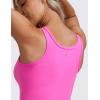imageCRZ YOGA Butterluxe Double Lined Tank Tops for Women  Workout Casual Scoop Neck Racerback Crop Sleeveless ShirtLight Purple
