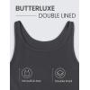 imageCRZ YOGA Butterluxe Double Lined Tank Tops for Women  Workout Casual Scoop Neck Racerback Crop Sleeveless ShirtMysterious Grey