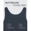 imageCRZ YOGA Butterluxe Double Lined Tank Tops for Women  Workout Casual Scoop Neck Racerback Crop Sleeveless ShirtTrue Navy