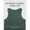 imageCRZ YOGA Butterluxe High Neck Tank Tops for Women  Yoga Workout Athletic Gym Camisole Racerback Sleeveless ShirtsDark Forest Green