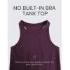 imageCRZ YOGA Butterluxe High Neck Tank Tops for Women  Yoga Workout Athletic Gym Camisole Racerback Sleeveless ShirtsDeep Purple