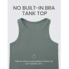 imageCRZ YOGA Butterluxe High Neck Tank Tops for Women  Yoga Workout Athletic Gym Camisole Racerback Sleeveless ShirtsGrey Sage