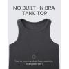 imageCRZ YOGA Butterluxe High Neck Tank Tops for Women  Yoga Workout Athletic Gym Camisole Racerback Sleeveless ShirtsMysterious Grey