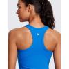 imageCRZ YOGA Butterluxe High Neck Tank Tops for Women  Yoga Workout Athletic Gym Camisole Racerback Sleeveless ShirtsSparkle Blue