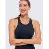 imageCRZ YOGA Butterluxe High Neck Tank Tops for Women  Yoga Workout Athletic Gym Camisole Racerback Sleeveless ShirtsTrue Navy