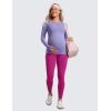 imageCRZ YOGA Butterluxe Maternity Crewneck Long Sleeve Shirts  Athletic Yoga Casual Pregnancy Womens Tee Tops Basic Layer SoftDark Lavender Purple
