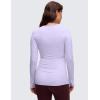 imageCRZ YOGA Butterluxe Maternity Crewneck Long Sleeve Shirts  Athletic Yoga Casual Pregnancy Womens Tee Tops Basic Layer SoftLavender Frost