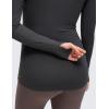imageCRZ YOGA Butterluxe Maternity Crewneck Long Sleeve Shirts  Athletic Yoga Casual Pregnancy Womens Tee Tops Basic Layer SoftMysterious Grey