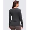imageCRZ YOGA Butterluxe Maternity Crewneck Long Sleeve Shirts  Athletic Yoga Casual Pregnancy Womens Tee Tops Basic Layer SoftMysterious Grey