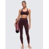imageCRZ YOGA Butterluxe Racerback Sports Bras for Women  V Neck Supportive Padded Wireless Athletic Yoga Crop TopRipe Plum