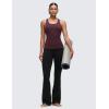 imageCRZ YOGA Butterluxe Workout Racerback Tank Tops for Women  Padded Athletic Spandex Yoga Shirts with Built in BraRipe Plum