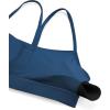 imageCRZ YOGA Butterluxe Y Back Sports Bras for Women  Padded Racerback Low Impact Spaghetti Thin Strap Workout Yoga TopFrench Navy