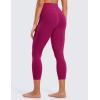 imageCRZ YOGA Butterluxe Yoga Capris Leggings 23  High Waisted Buttery Soft Workout Womens Lounge PantsMagenta Purple