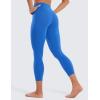 imageCRZ YOGA Butterluxe Yoga Capris Leggings 23  High Waisted Buttery Soft Workout Womens Lounge PantsSparkle Blue
