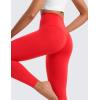 imageCRZ YOGA Butterluxe Yoga Leggings 25quot  High Waisted Buttery Soft Womens Workout Lounge PantsDeep Red