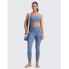 imageCRZ YOGA Butterluxe Yoga Leggings 25quot  High Waisted Buttery Soft Womens Workout Lounge PantsOasis Blue