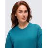 imageCRZ YOGA SoftAura Pullover Sweatshirt for Women  Crewneck Workout Casual Basic Fall Sweat ShirtsHawaiian Blue