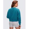 imageCRZ YOGA SoftAura Pullover Sweatshirt for Women  Crewneck Workout Casual Basic Fall Sweat ShirtsHawaiian Blue