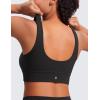 imageCRZ YOGA Womens Butterluxe U Neck Sports Bra H203Black