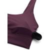 imageCRZ YOGA Womens Butterluxe U Neck Sports Bra H203Deep Purple