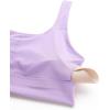 imageCRZ YOGA Womens Butterluxe U Neck Sports Bra H203Elfin Purple