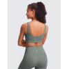 imageCRZ YOGA Womens Butterluxe U Neck Sports Bra H203Grey Sage