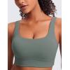 imageCRZ YOGA Womens Butterluxe U Neck Sports Bra H203Grey Sage