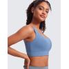 imageCRZ YOGA Womens Butterluxe U Neck Sports Bra H203Oasis Blue