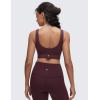 imageCRZ YOGA Womens Butterluxe U Neck Sports Bra H203Ripe Plum