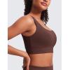 imageCRZ YOGA Womens Butterluxe U Neck Sports Bra H203Taupe