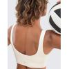 imageCRZ YOGA Womens Butterluxe U Neck Sports Bra H203White Apricot