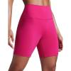 imageCRZ YOGA Butterbreeze Athletic Biker Shorts 6  High Waisted Workout Gym Volleyball Running Yoga Tummy Control WomensGranita Pink