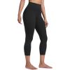 imageCRZ YOGA Butterlift Capris Workout Leggings 23quot  High Waisted Workout Pilates Crop Gym Athletic Womens Yoga PantsBlack