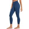 imageCRZ YOGA Butterluxe Yoga Capris Leggings 23  High Waisted Buttery Soft Workout Womens Lounge PantsFrench Navy