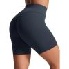 imageCRZ YOGA Secretsculpt Butterlift Biker Shorts 6quot No Front Seam High Waist Womens Workout Gym Booty Scrunch ButtTrue Navy
