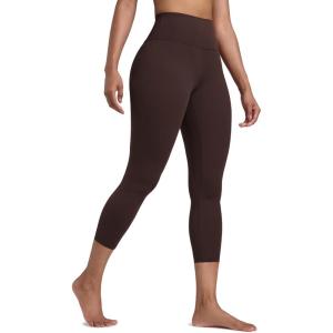 imageCRZ YOGA Butterlift Capris Workout Leggings 23quot  High Waisted Workout Pilates Crop Gym Athletic Womens Yoga PantsHot Fudge Brown