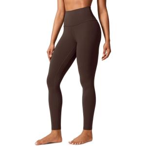 imageCRZ YOGA Butterlift Workout Leggings 28quot  High Waisted Pilates Gym Athletic Womens Yoga Pants Buttery SoftHot Fudge Brown