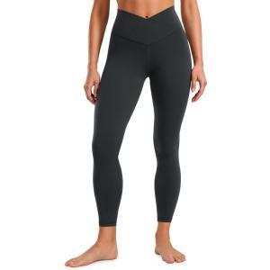 imageCRZ YOGA Butterluxe Crossover Waist Leggings 25quot  V Crossover High Waisted Gym Workout Yoga WomensMelanite