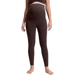 imageCRZ YOGA Butterluxe Maternity Leggings 28quot  Over The Belly Workout Activewear Yoga Womens Pregnancy Pants Buttery SoftHot Fudge Brown